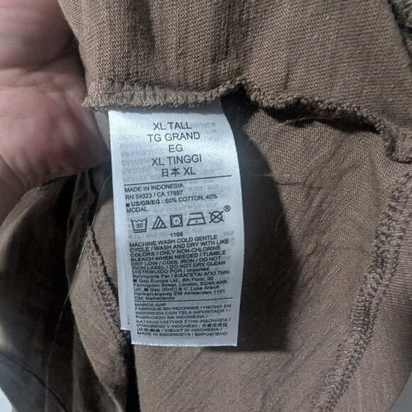 Gap | Puff-Sleeve Shirt In Dried Moss Green - Picture 7 of 9